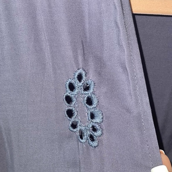 TIME AND TRU Blue Embroidered Kimono/Cover Up L/XL NWOT - Picture 7 of 9